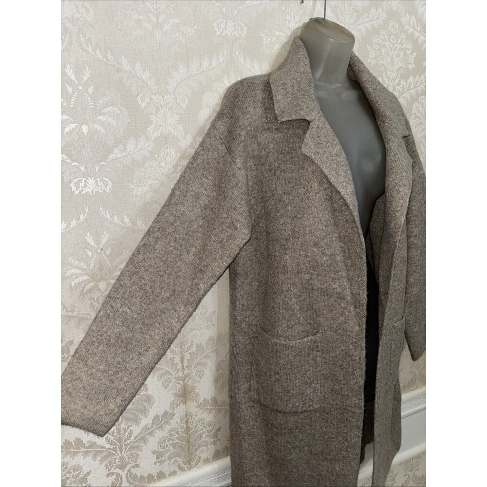 NWT Petal & Pup Wool Blend Skylar Open Front Coatigan Knit Jacket Size S/M - Picture 5 of 9